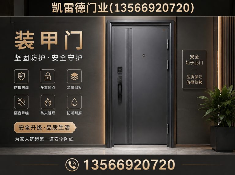 义乌市防火铝木装甲门展示图
